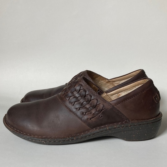 UGG Anila Leather Wool Lined Clogs Comfort Shoes US Size 9 - Picture 11 of 15